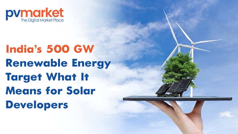 India’s 500 GW Renewable Energy
