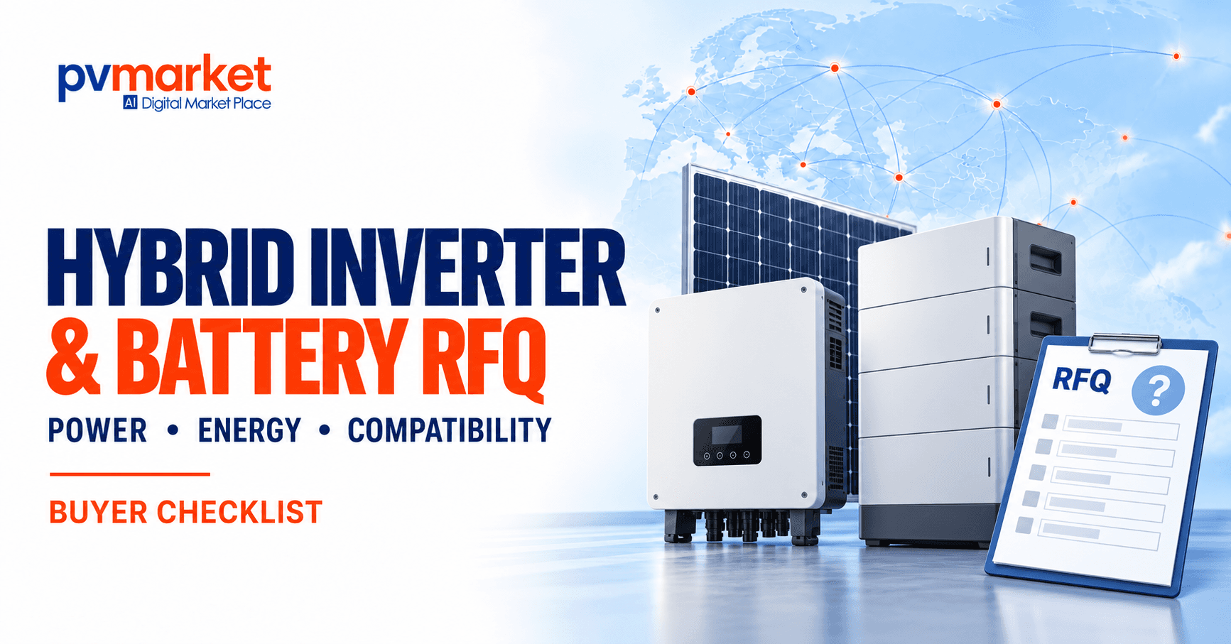 Hybrid Inverter and Battery RFQ: What Buyers Should Specify