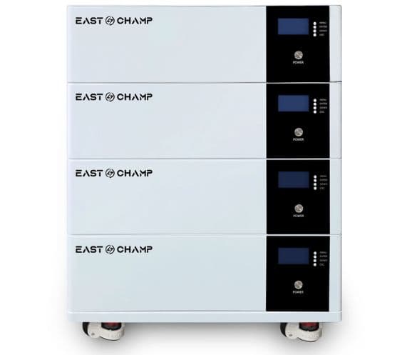 EAST CHAMP LiFePO4 Stacked Lithium Battery 51.2V-300AH-15KWH