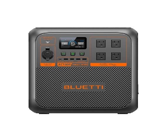 BLUETTI AC180P Solar Portable Power Station