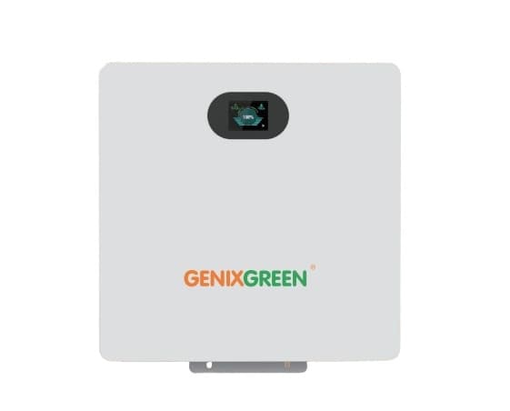 Genixgreen 5.12 kWh (Powered by BYD cells) 51.2V 100AH Wall Mounted LiFeP04 Battery
