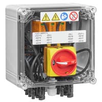 Residential combiner box (Without fuses, with switch), 1 MPPT, 3 Inputs / 3 Outputs per MPPT/PVN DC 3I 3O 1MPP SW SPD1R WM4 11