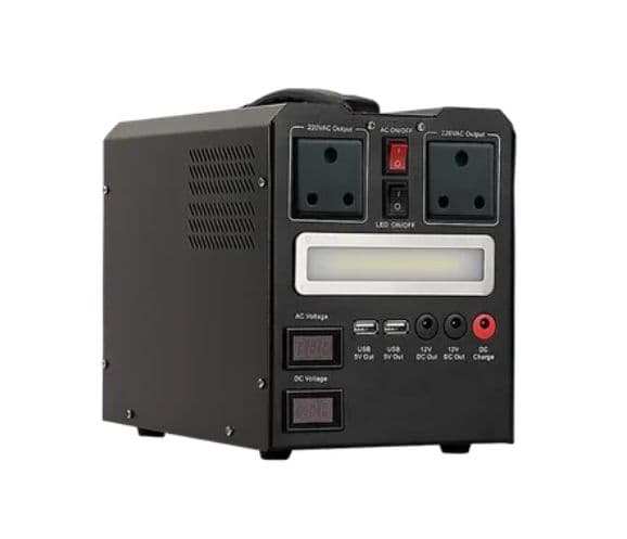 ACDC 1000W PURE SINE PORTABLE BACK-UP KIT C/W 690WH LITH. BATT