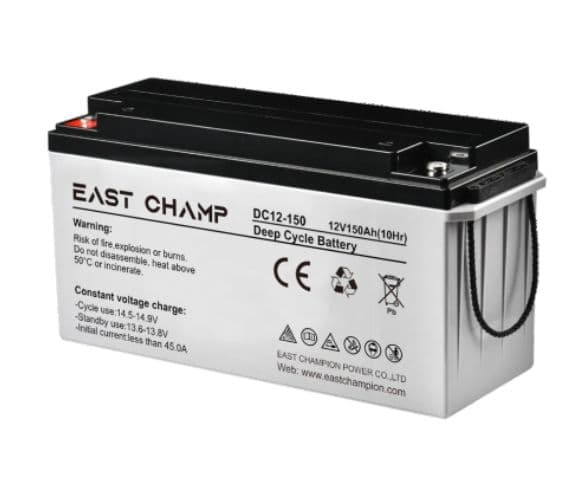 EAST CHAMP Deep Cycle Battery DC12-150 12V150AH