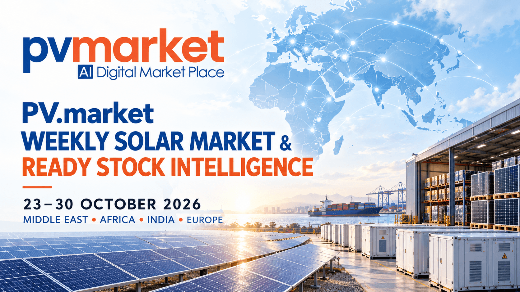 PV.market Weekly Solar Market and Ready Stock Intelligence | 30 October 2026